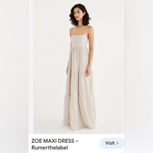 Rumer the label Zoe maxi  dress 👗.